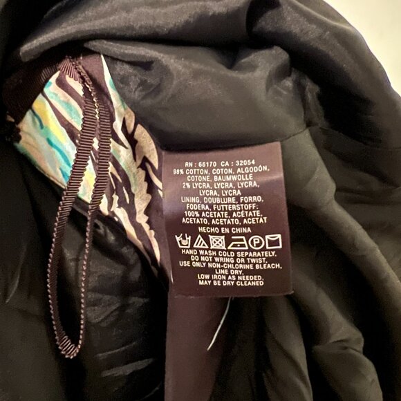 Anthropologie Leifnotes Rare Ship Print Skirt, size 8 - Picture 4 of 4